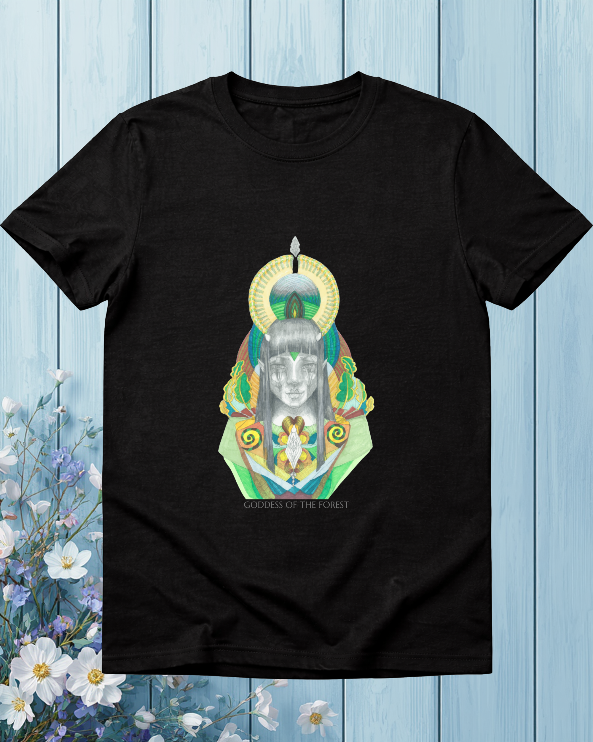 Elemental Goddess of The Forest Tee BM_EGO_D004