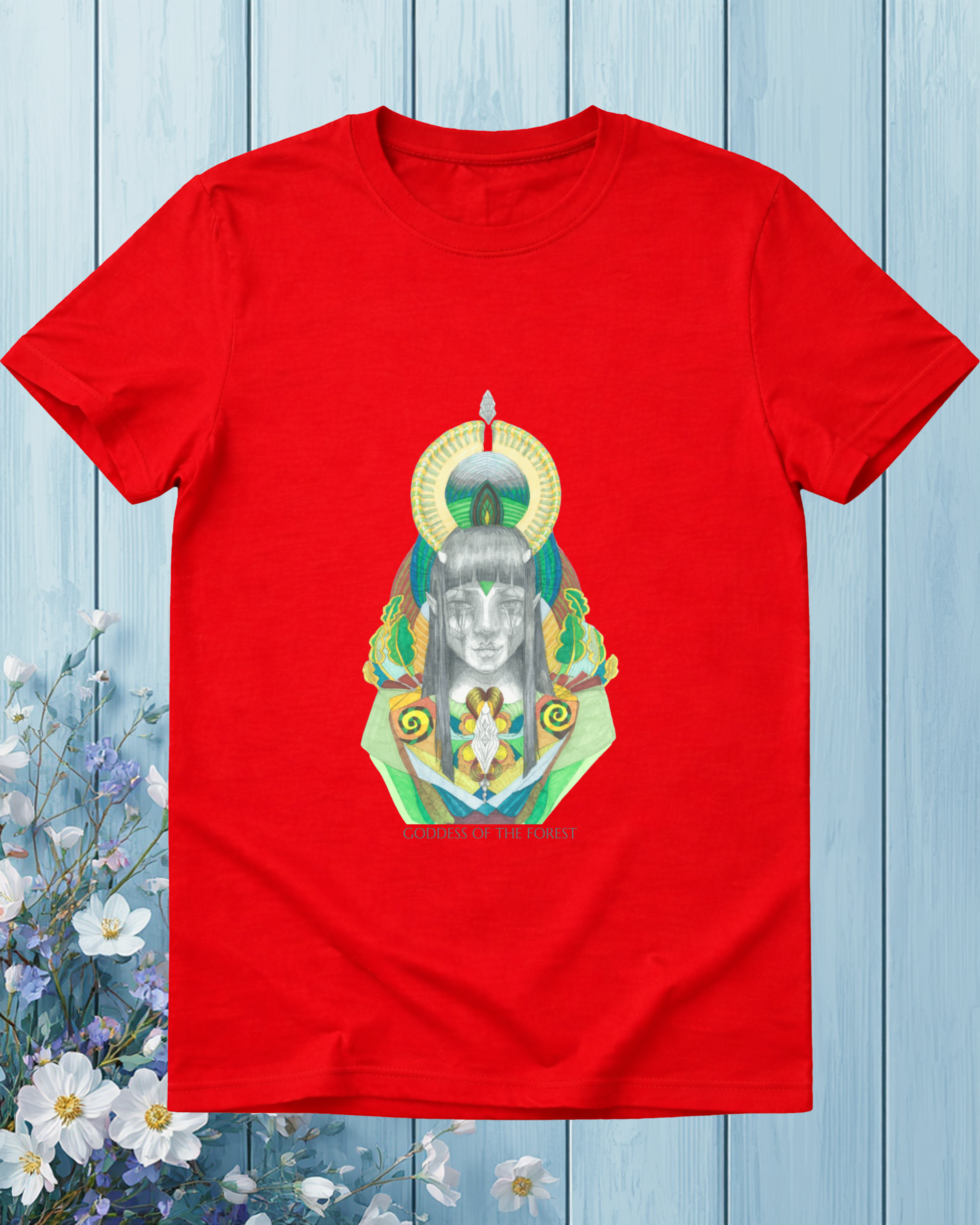 Elemental Goddess of The Forest Tee BM_EGO_D004