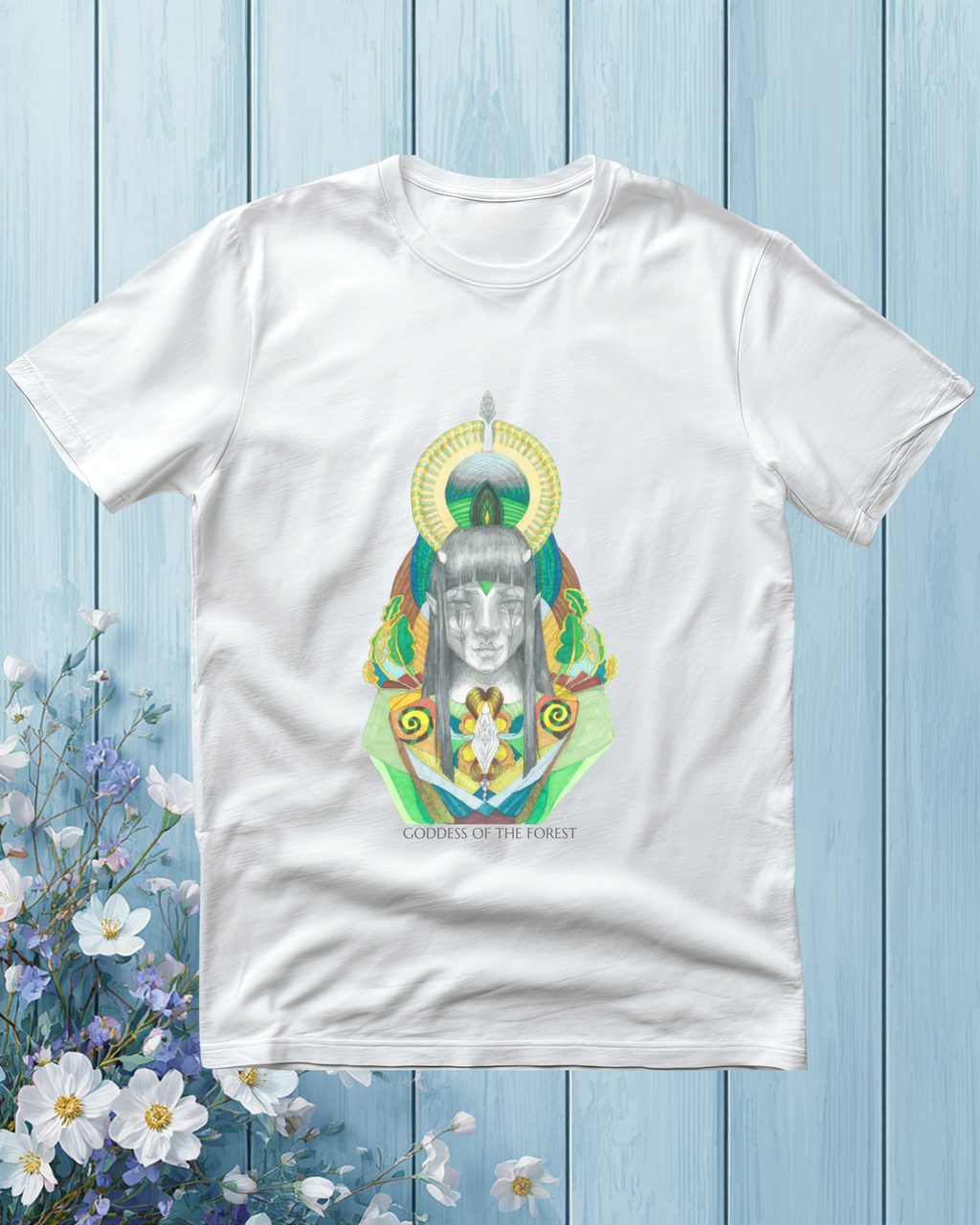 Elemental Goddess of The Forest Tee BM_EGO_D004