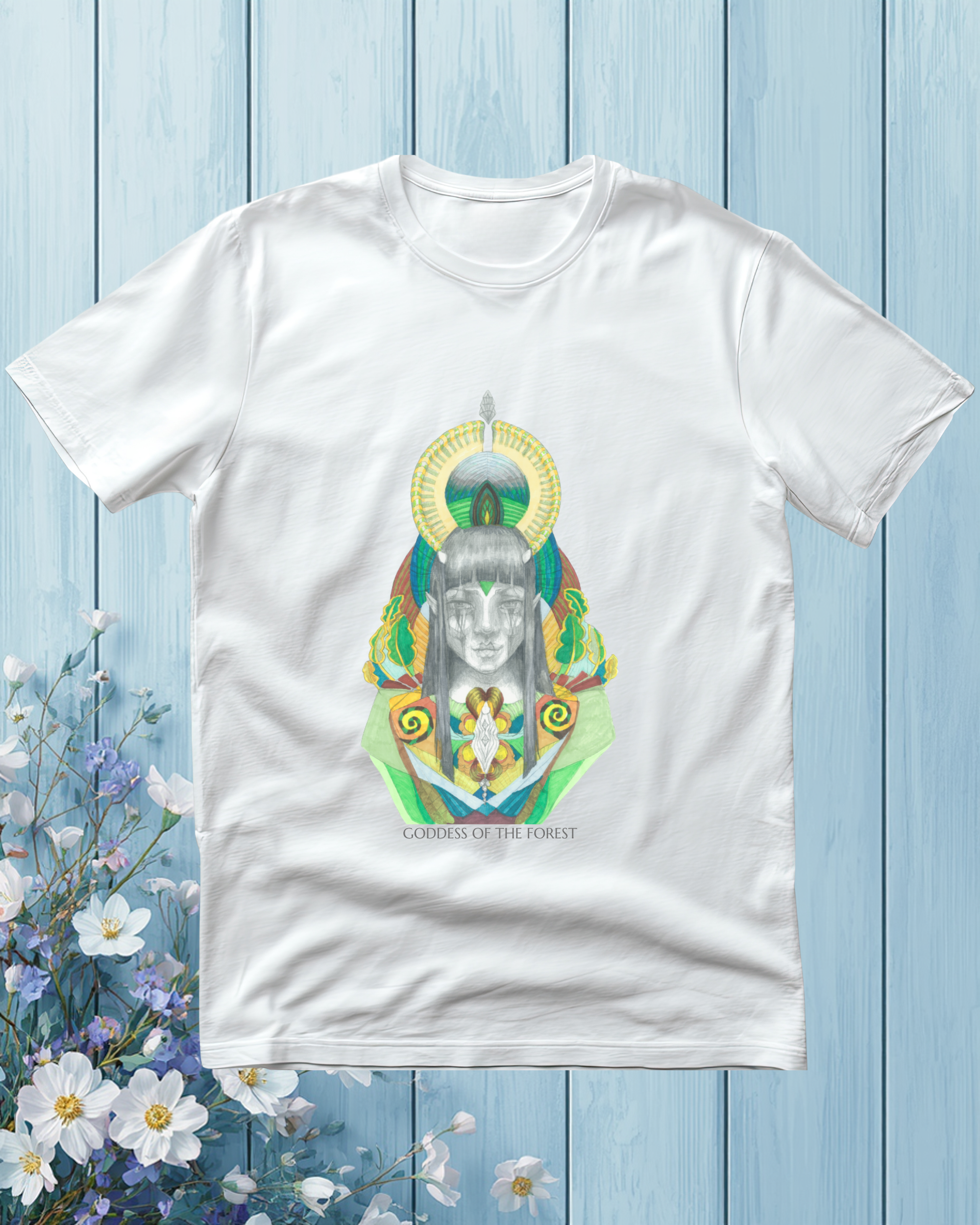 Elemental Goddess of The Forest Tee BM_EGO_D004