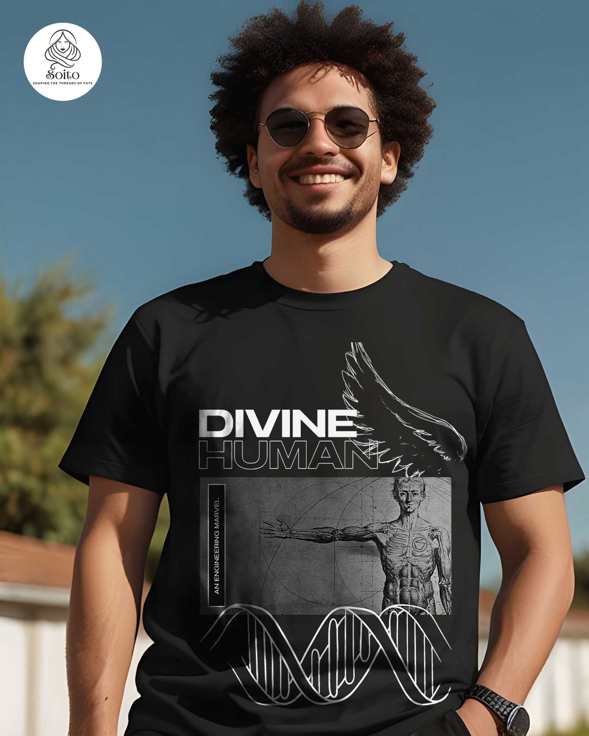Magic Culture Divine-Human-Wing t-shirt MB_MCLR_D002