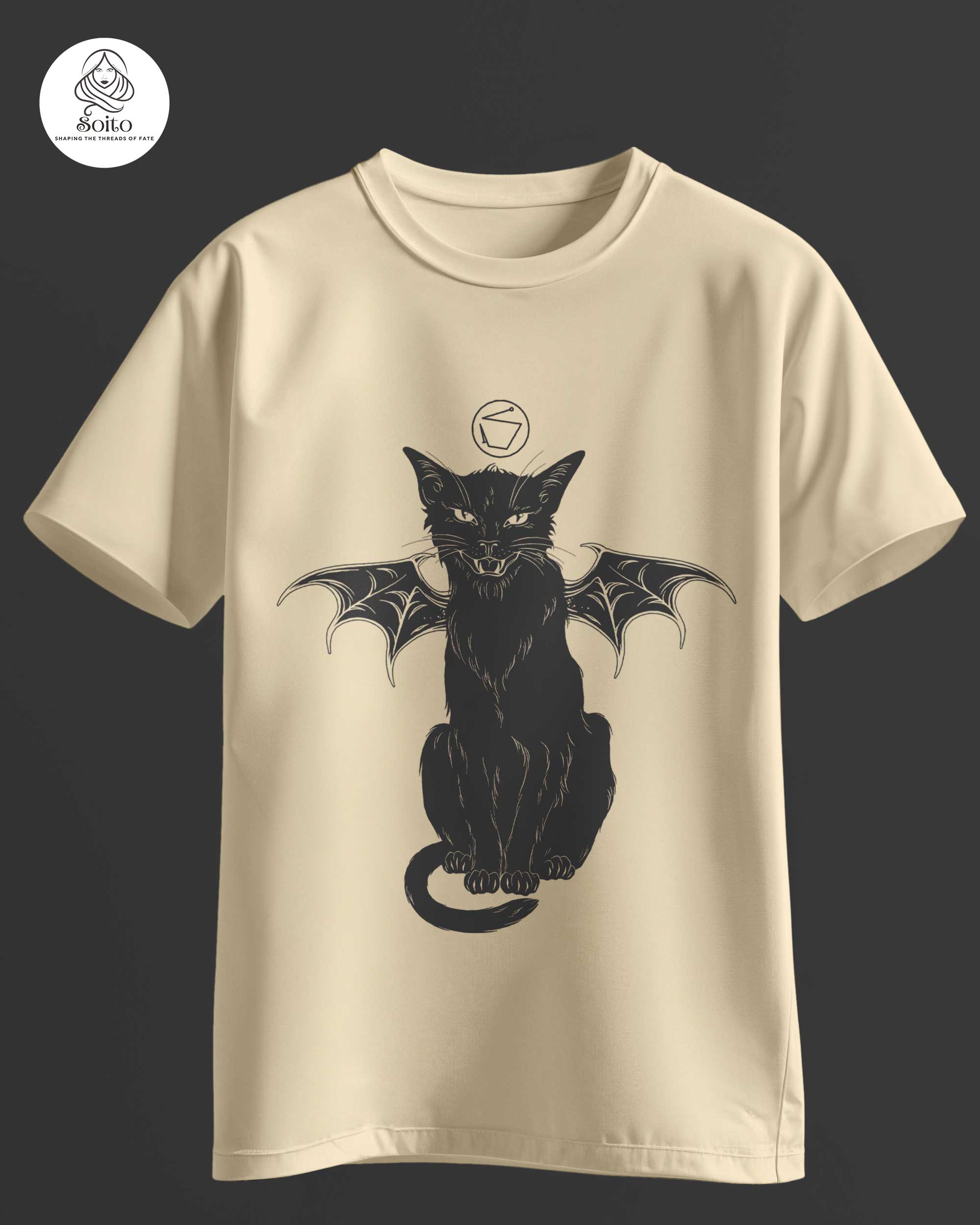 Magic Culture Winged-Cat t-shirt MB_MCA_D002