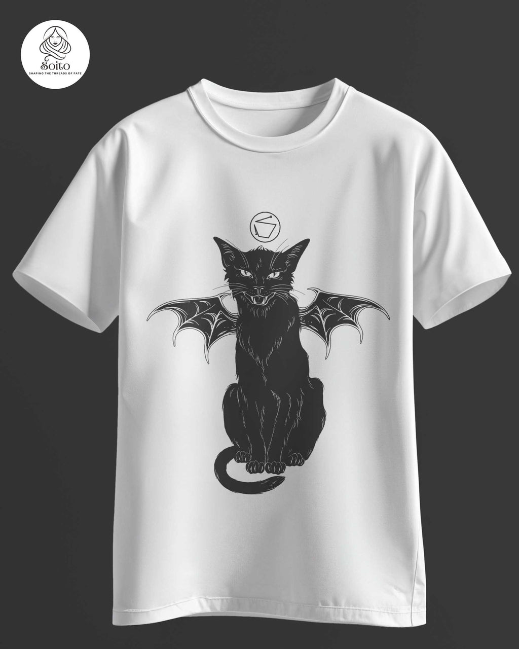 Magic Culture Winged-Cat t-shirt MB_MCA_D002