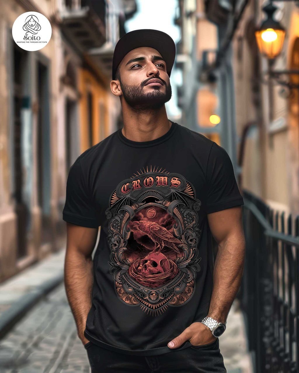 Magic Culture Skull-Crow t-shirt MB_MCA_D003