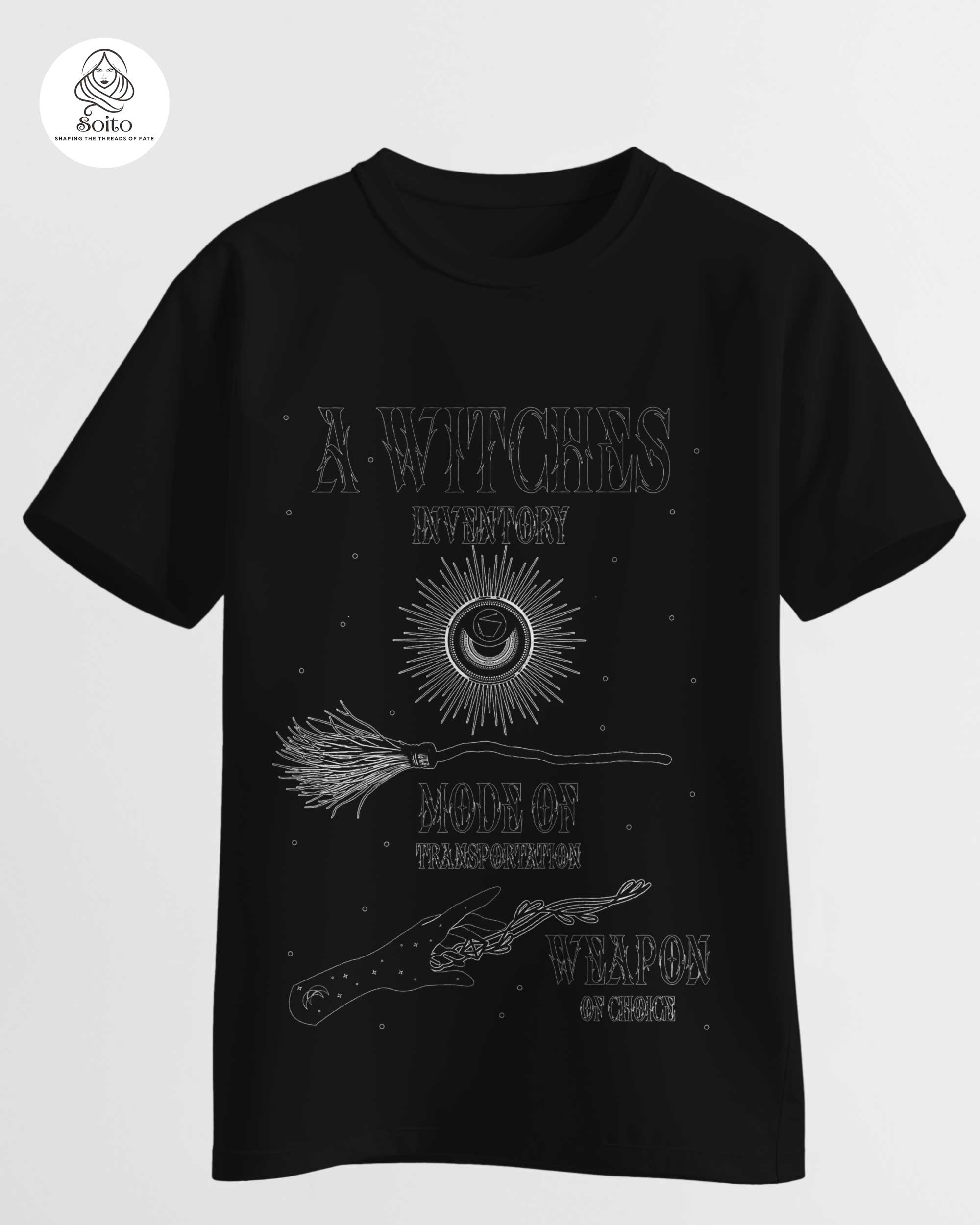 Magic Culture Witchcore-Inventory Tee MB_MCW_D007
