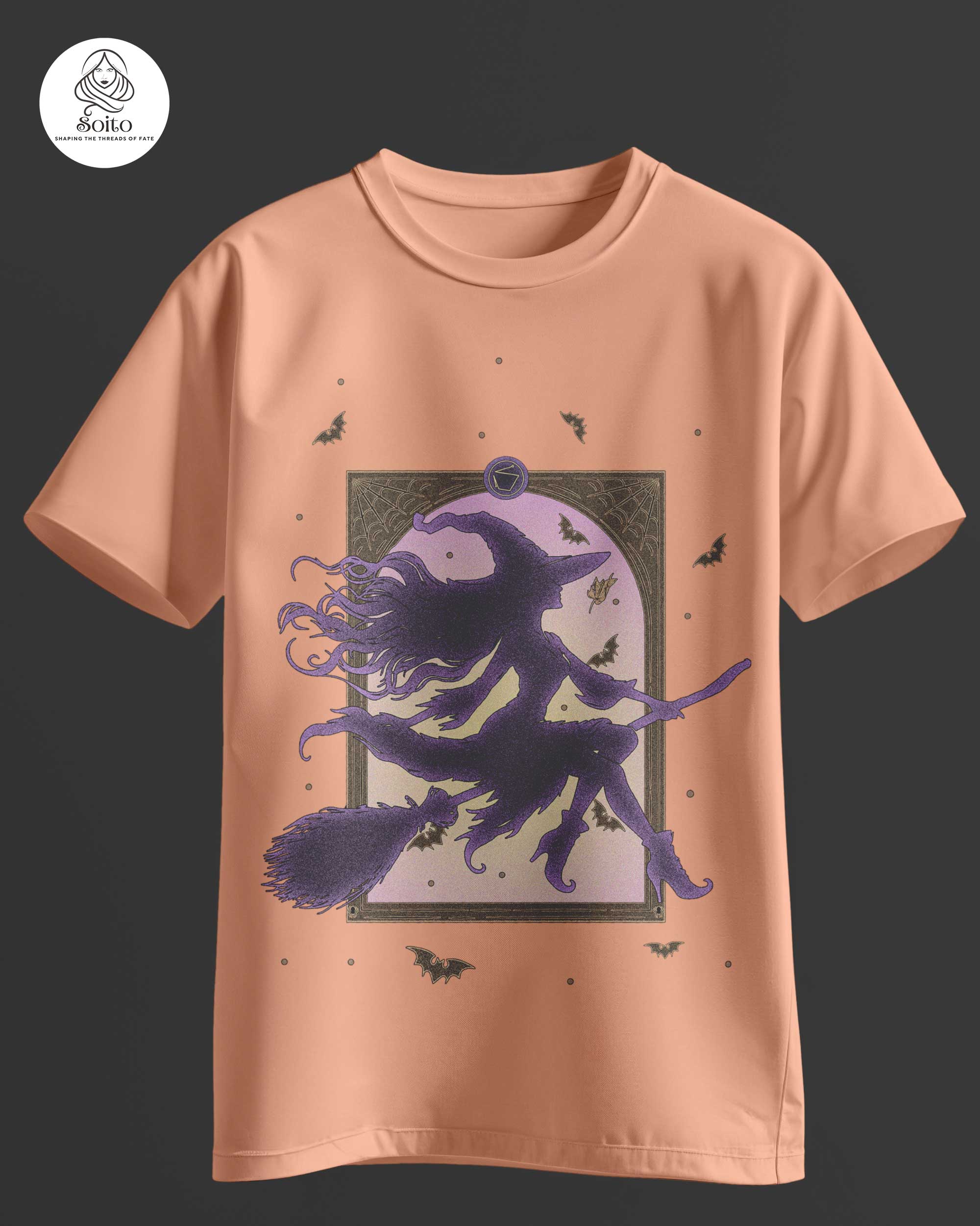 Magic Culture Mystic-Moon-Witch Tee MB_MCW_D011