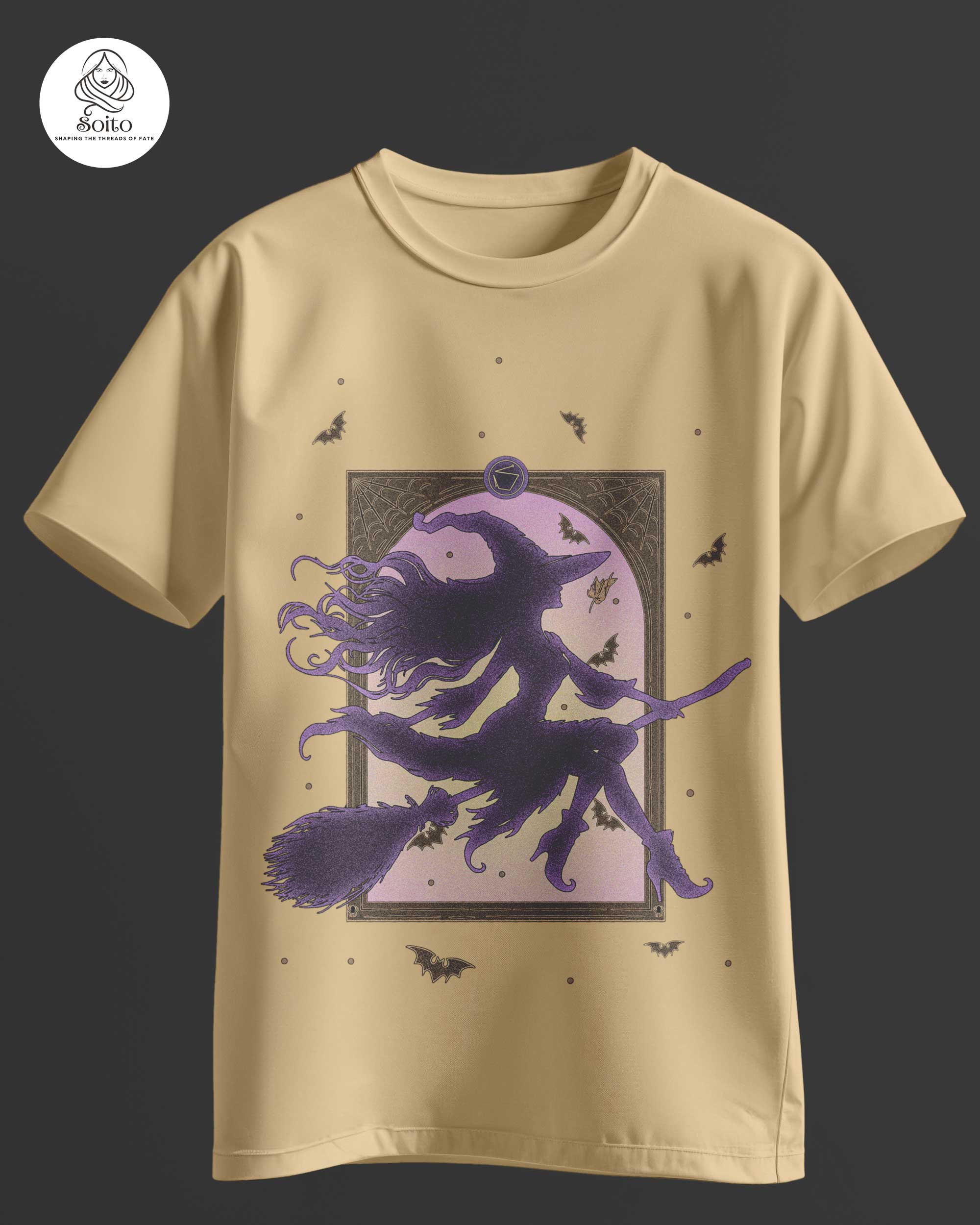 Magic Culture Mystic-Moon-Witch Tee MB_MCW_D011